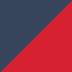 Metallic Matte Twilight Blue / Candy Persimmon Red